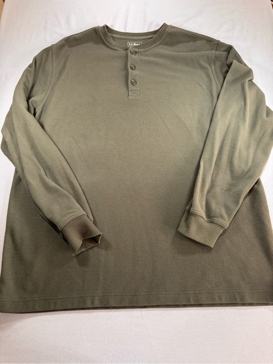 L.L. Bean Other - L.L. Bean Olive Green Henley Long Sleeve Shirt